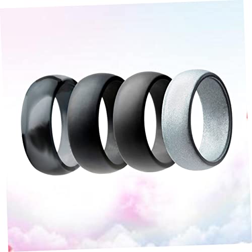 Anillos de silicona para boda TOYANDONA miniatura 6