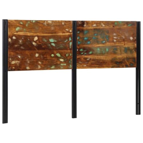 vidaXL Tête de lit 160 cm en bois massif de récupération et de fer