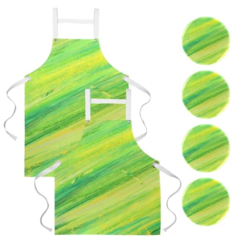 Tablier de cuisine anti-tache lot de 2 pour protéger vos vêtements en cuisine