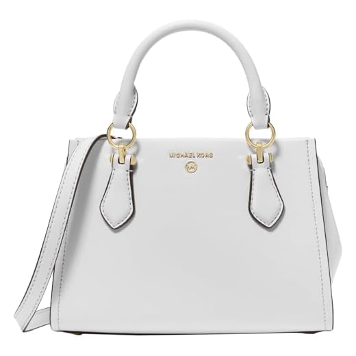 Michael Kors Marilyn Small Crossbody Bag, Borsa a Tracolla Donna, Bianco Ottico, One Size