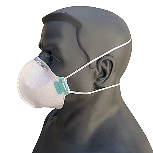 Kit com 10 Máscaras Pff2 Proteção Respiratória Regulável - Lubeka (BRANCA)