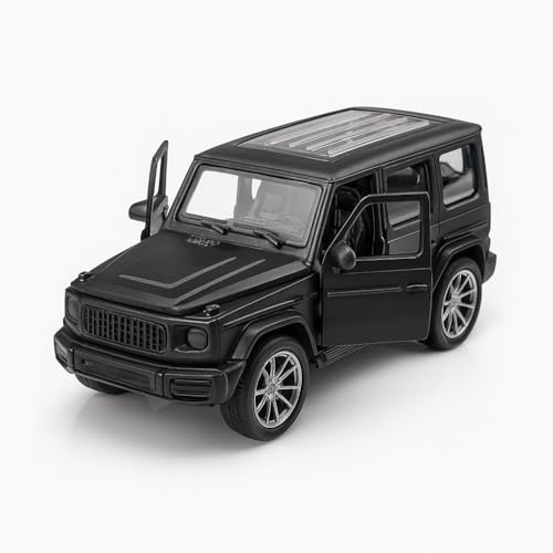 Image of Diecast Mercedes G Wagon Car AMG G63 - 1:36 Scale Alloy Pull-Back G-Wagon Car Model, Off-Road Vehicle Toy for Kids & Collectors, Gift for Boys & Enthusiasts (Black)