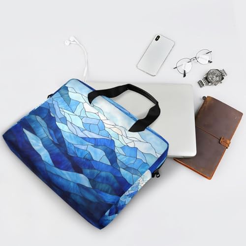 Funda para Laptop 15.6 pulgadas con Asa y Correa Azul miniatura 7