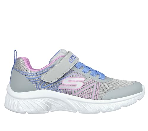Image of Skechers Girls' Microspec Swirl Sweet | Casual, Lightweight, Machine Washable, Cushioned Insole