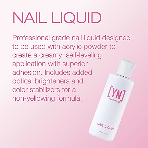 Young Nails Nail Liquid. Professional Grade Monomer. Use with Nail