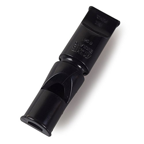 Acme United Europe Acme Doppeltonpfeife No. 641, Schwarz 6 cm - Hundepfeife für die Hundeausbildung, Hundeerziehung und für Das Hundetraining