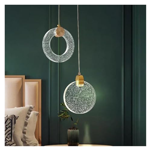 Plafonnier luxe en cristal au design anneau minimaliste pour intérieur raffiné