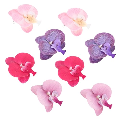 DEARMAMY 4 Par Blommiga Skoklämma med Dekorativa Skotillbehör för Sandaler Hållbara Skoklämmor för Sommarskor för Bröllop Fest