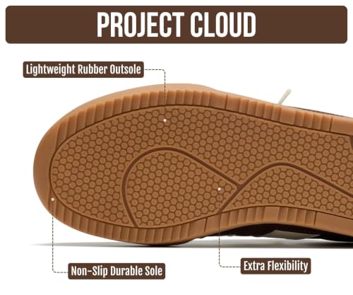 Image of Genuine Leather Slip On Sneakers for Women with Leather Memory Foam Insole | Memory Foam Insole Lightweight Shoes for Women - Womens Fashion Sneakers - Comfortable Women Footwear Everyday Essentials