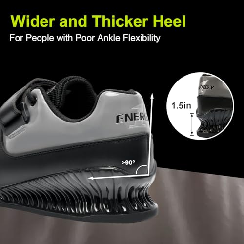 KCross Deadlift Shoes - Weightlifting & Powerlifting Shoes for Men & Women, Ideal for Weight Training & Hard Pulling3