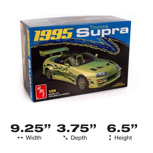 Image of AMT Metal 1995 Toyota Supra 1:25 Scale Model Kit, Multicolor