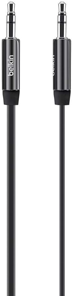 Belkin 3.5mm Audio + Charge Rockstar, iPhone Aux Adapter/iPhone Charging Adapter for iPhone XS, XS Max, XR, 8/8 Plus and more & MiXiT Tangle-Free Aux / Auxiliary Cable, 3 Feet (Black) : Electronics