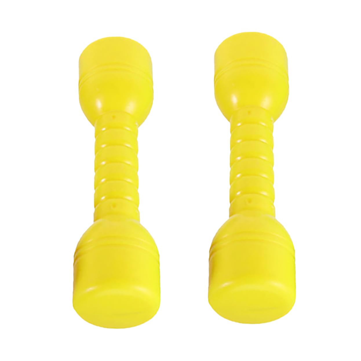 Mipcase 2pcs Boys and Girls Dumbbells Plastic Dumbbells for Kindergarten and Boys and Girls Gym