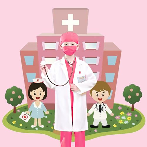 Disfraz de enfermera para niños 3-4 años miniatura 4