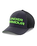 Under Armour Men's Training Mesh Stretch Fit Cap, Stealth Gray/Black, Large/X-Large