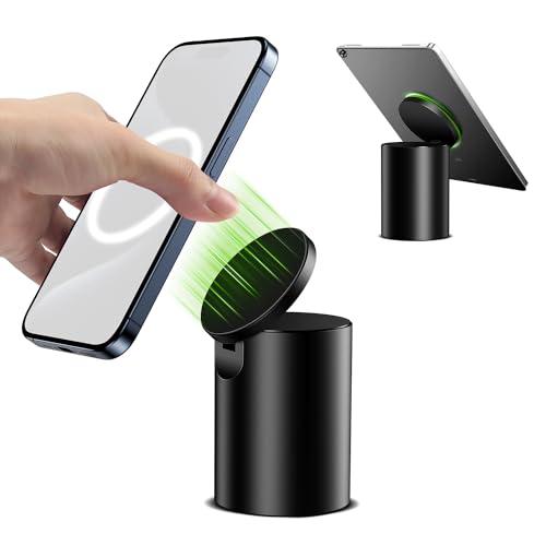 elitehood Heavy Duty Aluminum Magnetic Phone Stand, for Magsafe Stand for iPhone, Adjustable Cell...