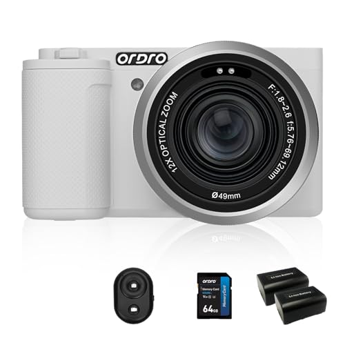 ORDRO G730 - Fotocamera mirrorless con video 5K, AF/MF, zoom...
