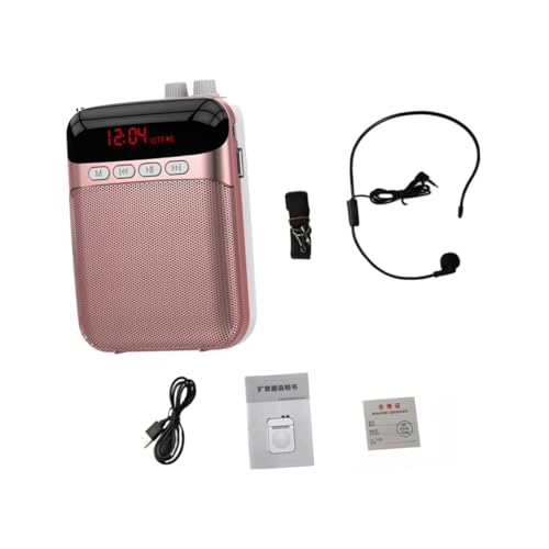 Vaguelly Teacher's Amplifier Voice Amplifier Mini Compact Design Portable for Tablets Smartphones Long Battery Life