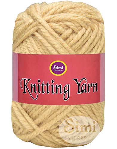 Image of GANGA Knitting Yarn Thick Chunky Wool, Motu Skin 500 GMS Best Used with Knitting Needles, Crochet Needles Wool Yarn for Knitting.-PD Art-EFC