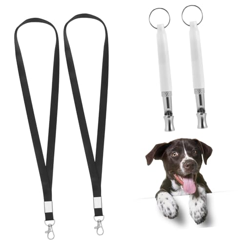 GRIRIW Whistle for Dogs Stop Barking Whistle Dog Training Whistle Lanyard for Puppy and Adult Dogs