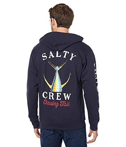 Salty Crew Tailed Hood Fleece Navy LG