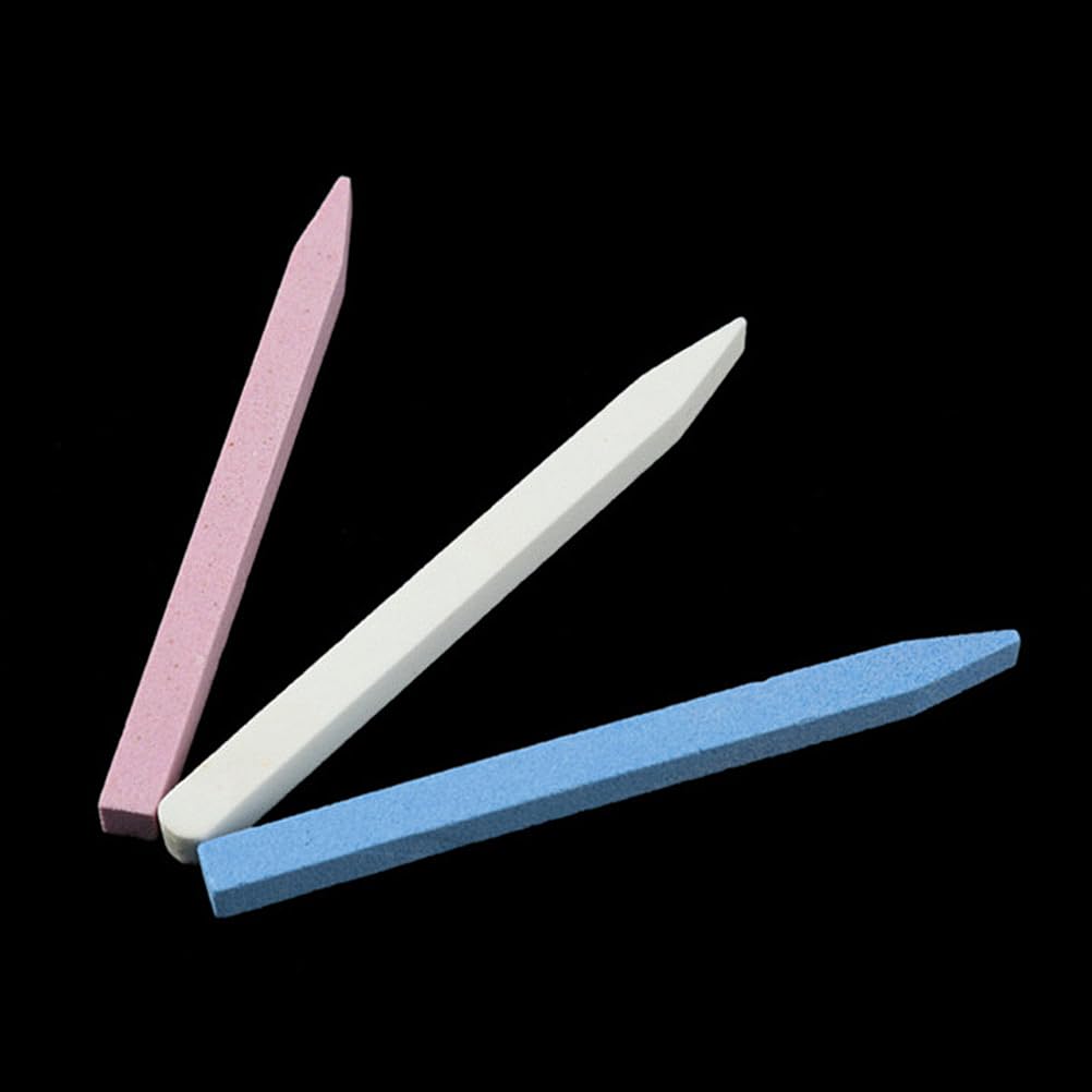 Juego de 5 limas de uñas, lima de cutículas, bloques de pulido de uñas, bloque de pulido de uñas, bloque de lima de uñas, piedra pómez para eliminar rápidamente las cutículas, pulido de uñas