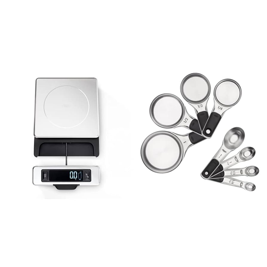 OXO オクソー Food Scale キッチンスケール デジタルスケール Amazon.com: OXO Good Grips Everyday Glass Food Scale 11lbs