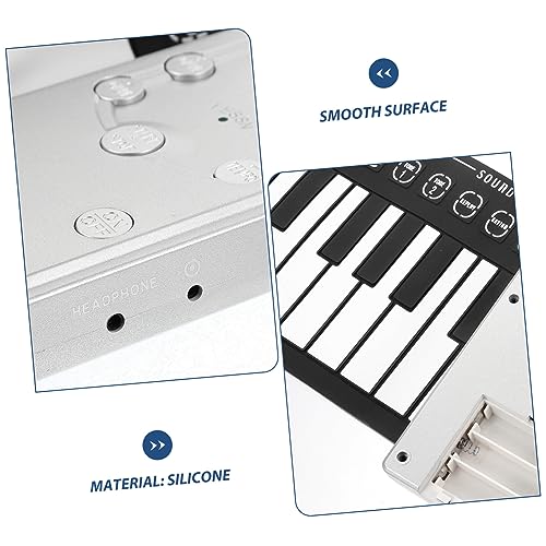 ifundom Enfants 2 Pièces 49 Piano Numérique Piano à Clavier Avec Haut-parleur Clavier De Piano Électrique Clavier Électronique Claviers Électroniques Enfant Portable Pratiquer Le Piano - Les Beatles, Paul McCartney, John Lennon, RIngo Starr, George Harrison ifundom Enfants 2 Pièces 49 Piano Numérique Piano à Clavier Avec Haut-parleur Clavier De Piano Électrique Clavier Électronique Claviers Électroniques Enfant Portable Pratiquer Le Piano – Image 5