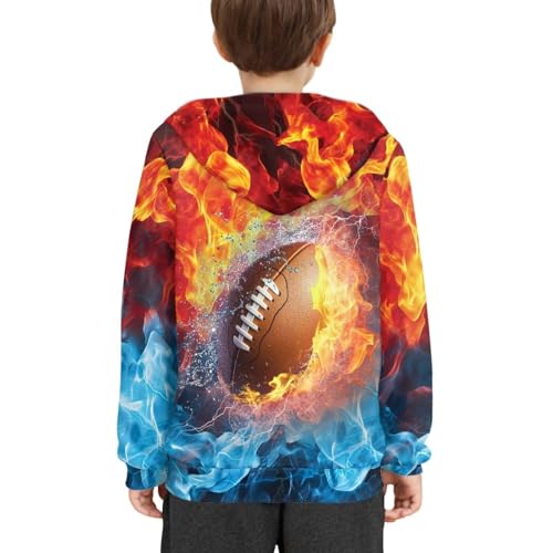 JEOCODY Hoody Sweatshirt wiht Hood Hoodie S-XL Size for 6-14 Years old Boys and Girls Primary School Student2