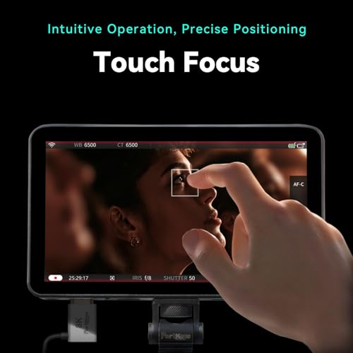 Image of Portkeys LH7P 7'' Camera Field Monitor Wireless Control for A1 /A9II /A7SIII /A7CII /FX3 /FX30 /ZV-E10 /RX10 /A7MIV /A7RIV /A7RV /RX0 /A7MIII, R5 /6(Mark II) /7 /8, Z8 /Z9, BS1H /BGH1, BMPCC 4K /6K(Pro), BS1H /BGH1, etc