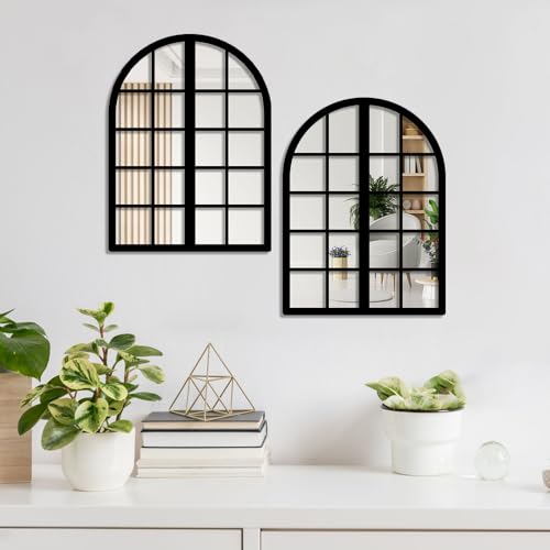 Image of Sehaz Artworks Decorative Mirror for Wall Decoration | Home Decoration Items for Living Room | Wall Hanging decoration | Jharokha Wall Decor Items for Living Room | Wall Decor Items for Bedroom