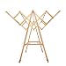 sparrowyy Klapptrockner-Trockentrainer - Großer X-Typ-Kleidung Airer Outdoor - Keine Installation - mit Schuhgestell - Multifunktionaler Metalltrockner Winddicht - for EIN Balkondach innen