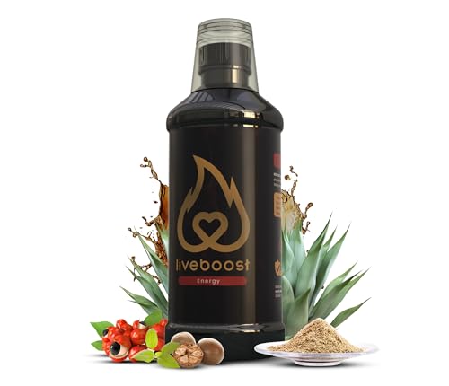 LIVEBOOST - Fast Acting for Men and Woman - Female & Male Supplement Natural Ingredients Supports Energy and Circulation Enhances Wellsness - 480ml