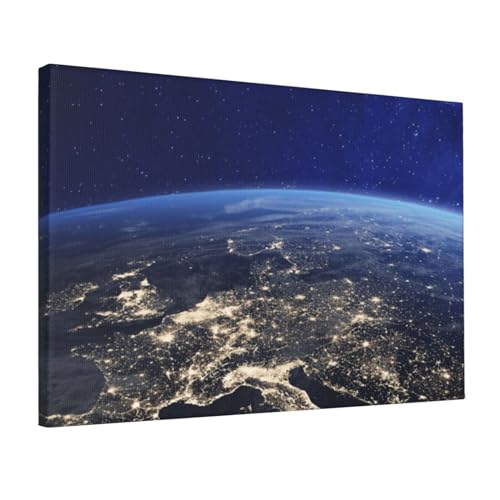Affiche Terre de l'Espace Europe poster déco murale salon chambre coucher 30.5 x 45.7 cm