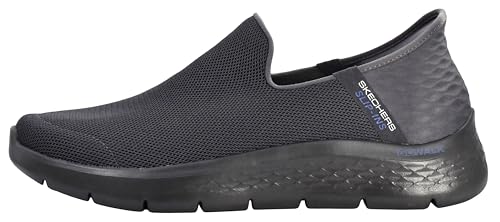 Image of Skechers Mens Go Walk Flex Slip Ins Sneakers | Hands Free Slip-Ins, Air-Cooled Memory Foam Insole, Ultra Go Cushioning, Machine Washable, Flex Pillars