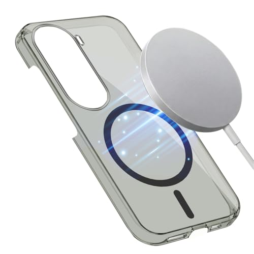 Image of Jkobi Lifetime Anti-Yellow MagSafe Compatible Clear Back Cover Case for Vivo iQOO Z9s (Sleek Hard Crystal | Shockproof and Camera Protection)
