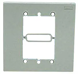 Panduit MIWBAWH 2-Gang In-Wall Box Adapter, White