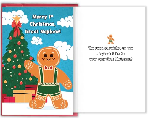 Bablira First Christmas Card for Great NephewABaby First XmasA[t@[XgNX}XAO[gւ̊Âx̊肢