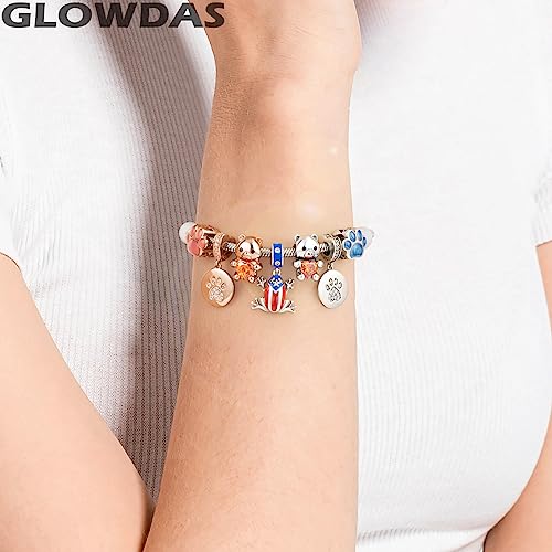 Teddy Bear Charms Hug My Heart fit Pandora Valentines Day Bracelet, 925 Sterling Silver "I Love You" Bear Beads with Garnet CZ for Lover/Couple/BFF/Pet Animal Lover 6