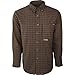 Drake Waterfowl Autumn Brushed Twill Shirt Hunter Green/Tan Plaid XLarge