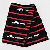 Power Dragon Weightlifting Elbow Sleeves 1 Pair, Adjustable Compression Elbow Wraps for Weightlifting Powerlifting Bench Press Men & Women (Black Red, XL)
