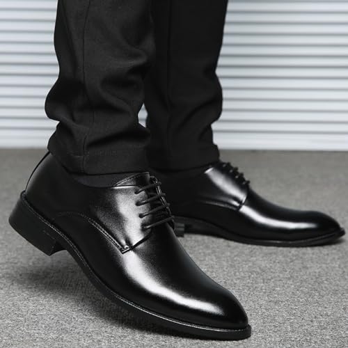 Men's Formal Dress Shoes Modern Wingtip Classic Lace Up Oxfords Wedding Business Derbys Shoes for Men2