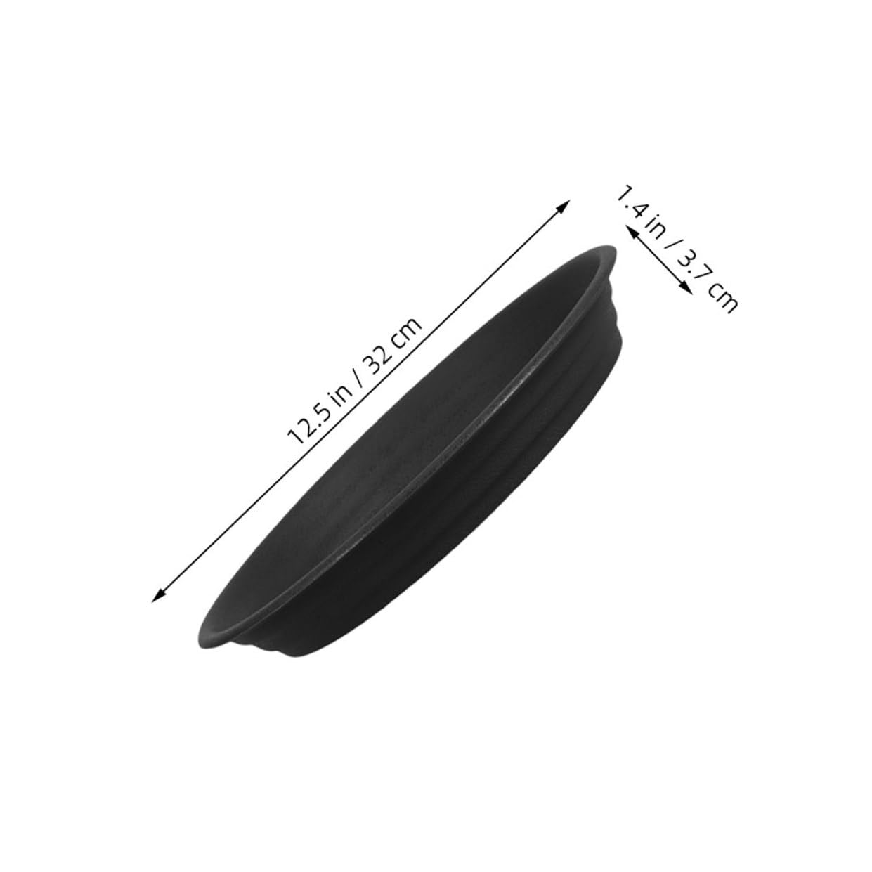 SHOWERORO 5 Platos para Macetas de Plástico PP Bandejas de Drenaje Resistentes de 26 CM de Diámetro Interior y 32 CM Exterior Protectores para Plantas de Interior y Exterior Bandejas