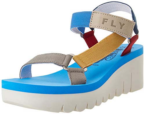 Fly London Yefa726fly, Sandali Donna, Blu, 41 EU