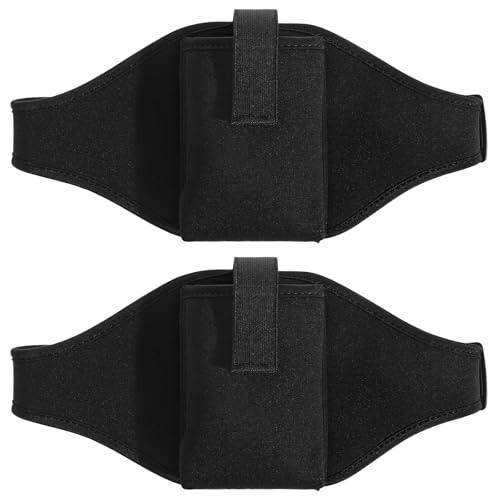 Ceinture de fitness microphone GLEAVI en néoprène avec multiples compartiments lot de 2