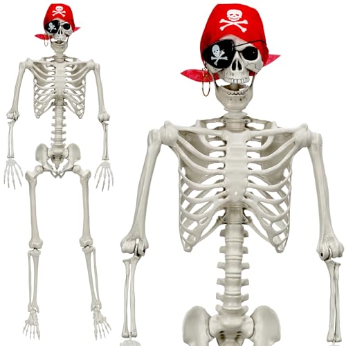 5.5 FT Skeleton Halloween Decor - image 6
