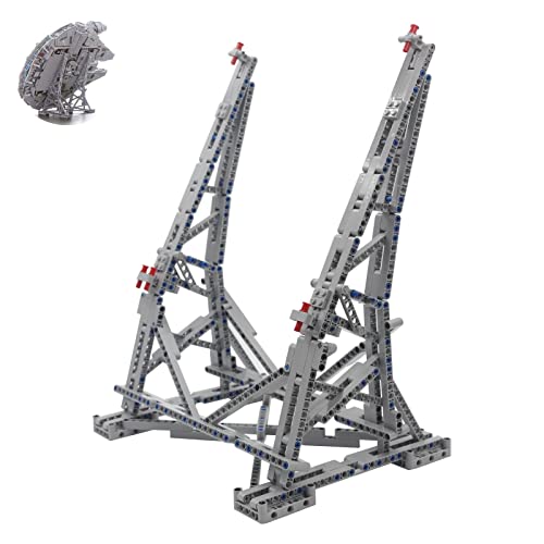 KYHSOM Lot de 407 présentoirs verticaux pour modèle Millennium Falcon 75192, blocs de construction, meilleur cadeau et film de collection pour adultes