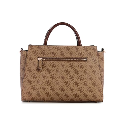 Nolana Girlfriend Sacoche GUESS l'excellence des finitions marron et latte