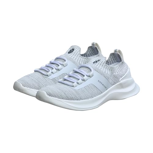 Image of Neeman's Fuse Knit Sneakers for Men & Women | Breathable Knit Upper, Supportive Heel Counter & Lightweight Cushioned EVA Sole | Everyday Walking, Travel & Casual Comfort Shoes
