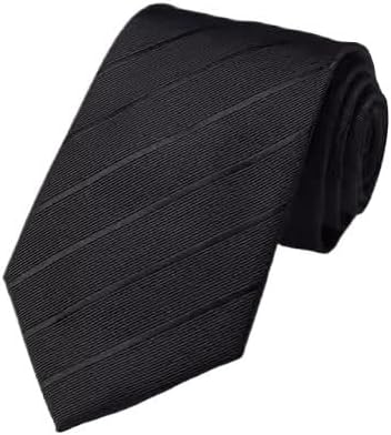 Striped Men's Business Tie Work Wedding Accessories Necktie Gift Set